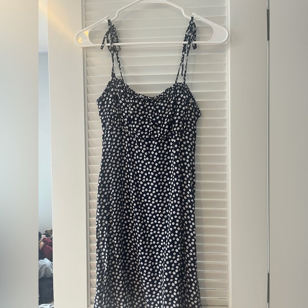hollister navy dress